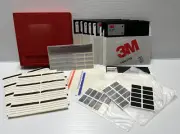 Vintage Lot Of 10 Floppy Discs Adhesive Labels Memorex Diskette Holder Stickers