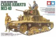 Tamiya 35296 Carro Armato M13/40 1/35 Scale Model Kit with PE & Aluminum Barrel