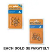 Kevron Key Rings 19mm (10pk)