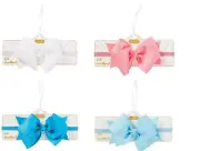 Bow Soft Headband from Mud Pie for Baby - SELECT COLOR