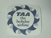 2 X VINTAGE TAA AIRLINE BEER COASTERS, GREAT KEPPEL ISLAND,BRAND NEW,FREE POST!!
