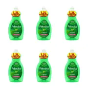 6x Palmolive Dishwashing Liquid Tough Degreaser Kitchen Dish Soap 1.3L Original