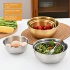 with Scale Soup Rice Bowl Stainless Steel Dish Container Food Tableware