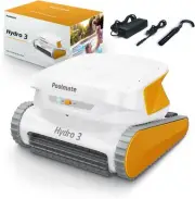 Poolmate Hydro 3 Robotic Pool Cleaner for Inground/Above Ground LightYellow