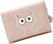 [WATIIFUFU] Mini Purse Small Kitten Wallet Card Wallet Women Coin Purse Zipper Bag Id Card Holder Fashion
