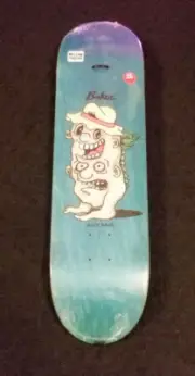 8.25x31.875 Baker Riley Hawk Twins Deck - Blue Stain