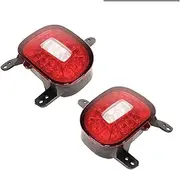 Rear Tail Light Red White LED Car Rear Bumper Reflector Lights For Jeep For Renegade 2015-2022 Tail Lights Rear Fog Lights Backup
