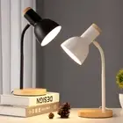 Creative Wooden Art Iron LED Folding Nordic Desk Lamp Eye Protection Reading Tab