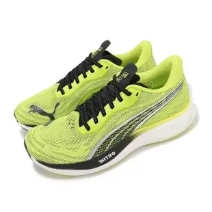 【PUMA】慢跑鞋 Velocity Nitro 3 男鞋 綠 黑 氮氣中底 緩衝 路跑 運動鞋(380080-01)