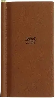 Letts Of London Origins Slim Pocket Address Book, Tan