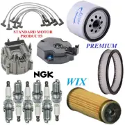 Tune Up Kit Filters Cap Wire Spark Plugs For CHEVROLET G10 L6 4.1L 1979-1984