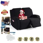 Premium High-Elastic Recliner Loveseat Cover - Pet Hair Resistant Sofa Slipcover
