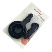 New KitchenAid 9 Measuring Cups and Spoons Cute HIKA Cobalt Blue Navy Blue