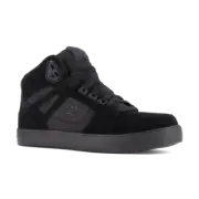 DC Work Crew Men's Pure Work High Top Composite Toe Work Shoe Black/Dark Gray -