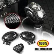 For Mini Cooper F54 F55 F56 F57 Carbon Fiber Gear Shift Knob Engine Button Cover (for: Mini)