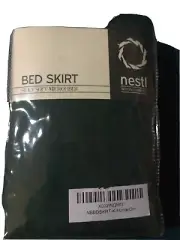 Nestl Bedding Company King Hunter Green Bedskirt
