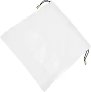 [DEARMAMY] 1pc Purse Storage Organizer Washable Suede Bag Insert for Tote Travel 27x27cm Dust Bag Drawstring Closure