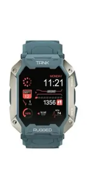 Kospet Tank M1 Pro 5ATM&IP69K Smart Watch Blue, Brand New And Sealed
