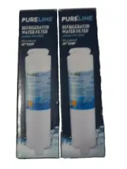 PureLine Refrigerator Water Filter Model PL-1300-S 2 Pack Fits GE GSWF New