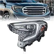 Pair Of DRL Headlight Compatible For GMC Terrain 2018-2022 HID