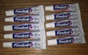 10 Fixodent Professional TRAVEL POCKET SIZE Denture Adhesive Cream 10g .35oz NEW