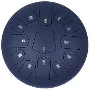 Steel Tongue Drum 13 Notes 12 Inches D Key Zen Drum with Bag, Music Book and ...