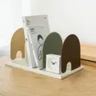 Stable Base Plastic Desktop Bookshelf Non-Skid Documents Stand Children Desk