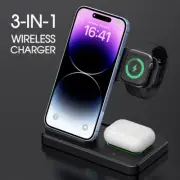 3 In 1 Wireless Charger Fast Charge For 15W Phone Charging Stand/Dock Compatible