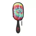 Conair Hair Detangler Brush Wet Dry Storage Case Tie-Die RED Knot Dr Tangles Kno