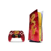 3M PS5 Skin Decal Sticker for Console and 2 Controllers Red Dragon Asian Full