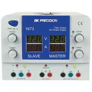 BK Precision 1673 DC Power Supply, (2)32V/6A, (1)5V/3A, 120V
