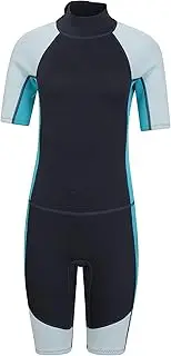 [Mountain Warehouse] Shorty Womens Wetsuit -2.5mm Thickness, Neoprene Ladies Swimsuit, Extended Puller, Flatlock Seams - Ideal for Scuba Diving, Swimming in Summer