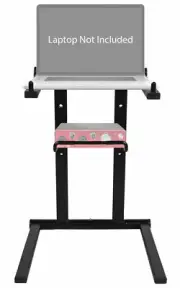 Rockville Laptop and Recording Interface Stand for Focusrite Clarett 2Pre USB