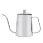 HG 550ml Stainless Steel Long Gooseneck Coffee Pot Kettle W/Lid For Home