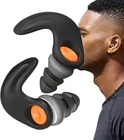 Concert Ear Plugs - Silicone Waterproof Noise Isolating Earplugs - Oval-designed Hearing Protection EarBuds Student Study Ear Plugs, For Swimming