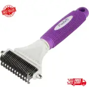 Poodle Pet Dematting Comb for Dogs – Handheld Undercoat Dematter Rake Groomin...