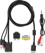 VGA AV Audio Video Cable, VGA Cable HD Adapter, Audio Conversion Cable for A Variety of Displays