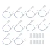 New 10 x RC-33 NC Wired Door Contact Sensor Alarm Magnet Reed Switch 100V