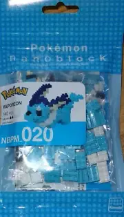Vaporeon Pokemon Nanoblock Micr Sized Building Block Construction Brick NBPM020