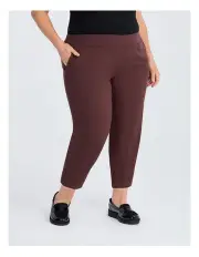 [Taking Shape] Petite Lantern Natural Pant in Chocolate
