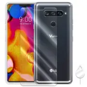 Portable Screen Protector Premium Real Soft TPU Case for LG V40 ThinQ LM-V405TAB