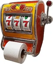 Slot Machine Toilet Roll Holder, Fun Slot Machine Decorative Toilet Paper Holder, Bring The Fun to Your Bathroom