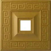 Ekena Millwork Ceiling Medallion 1-1/8" x 18" x 18" Polyurethane Pharaohs Gold