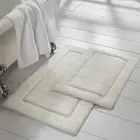 2-Pack Solid Loop with Non-Slip Backing Bath Mat Set (17-inch by 24-inch/21-i...