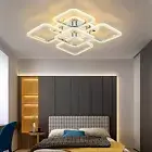 100W Flush Mount LED Ceiling Chandeliers Lights for Living Dining Room Kitchen