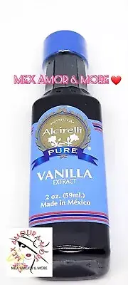 VANILLA ALCIRELLI PURE VANILLA Mexican Vanilla Extract 59mL Made In MEXICO