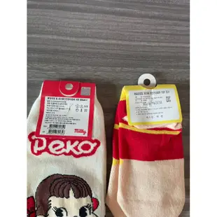 韓國製-牛奶妹/麵包超人襪子（合售）