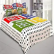 Nirjulee Impex Cotton 152 TC Bedsheet (Double_Multicolour)