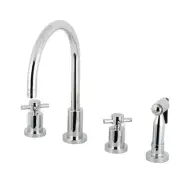 Kingston Brass KS872.DXBS Concord 1.8 GPM Widespread Kitchen - Chrome