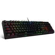 [New] Redragon K582 RGB LED Backlit Mechanical Gaming Keyboard 100% Standard